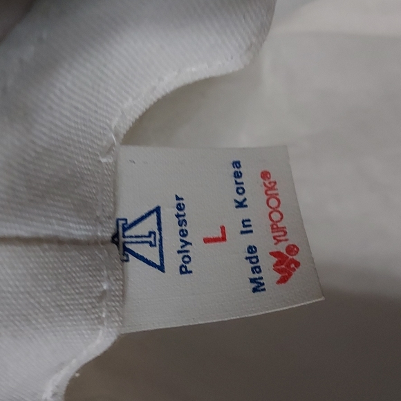 Fedora Hat Size Large Ivory with a Brown&Ivory Band w/brown cord.No Stains. - Picture 6 of 12